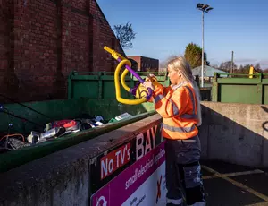 recycling small electrical item